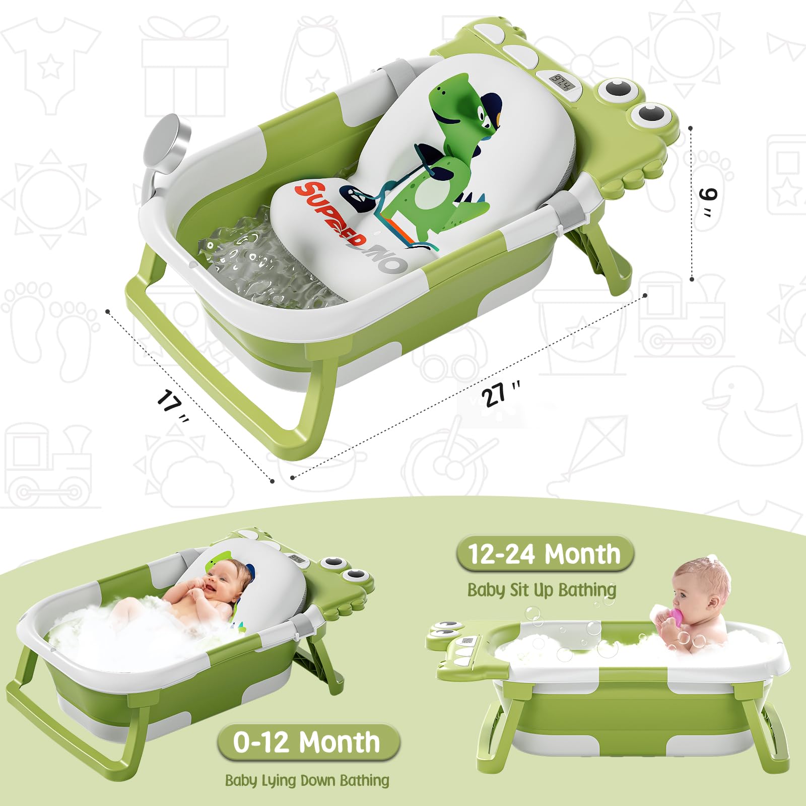 MoreFeel foldable design suitable for space-saving storage and long-term use.