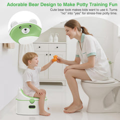 MoreFeel potty seat with step stool attached for convenient training