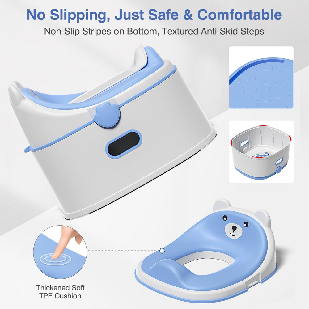 MoreFeel removable bowl simplifies cleaning after little accidents.
