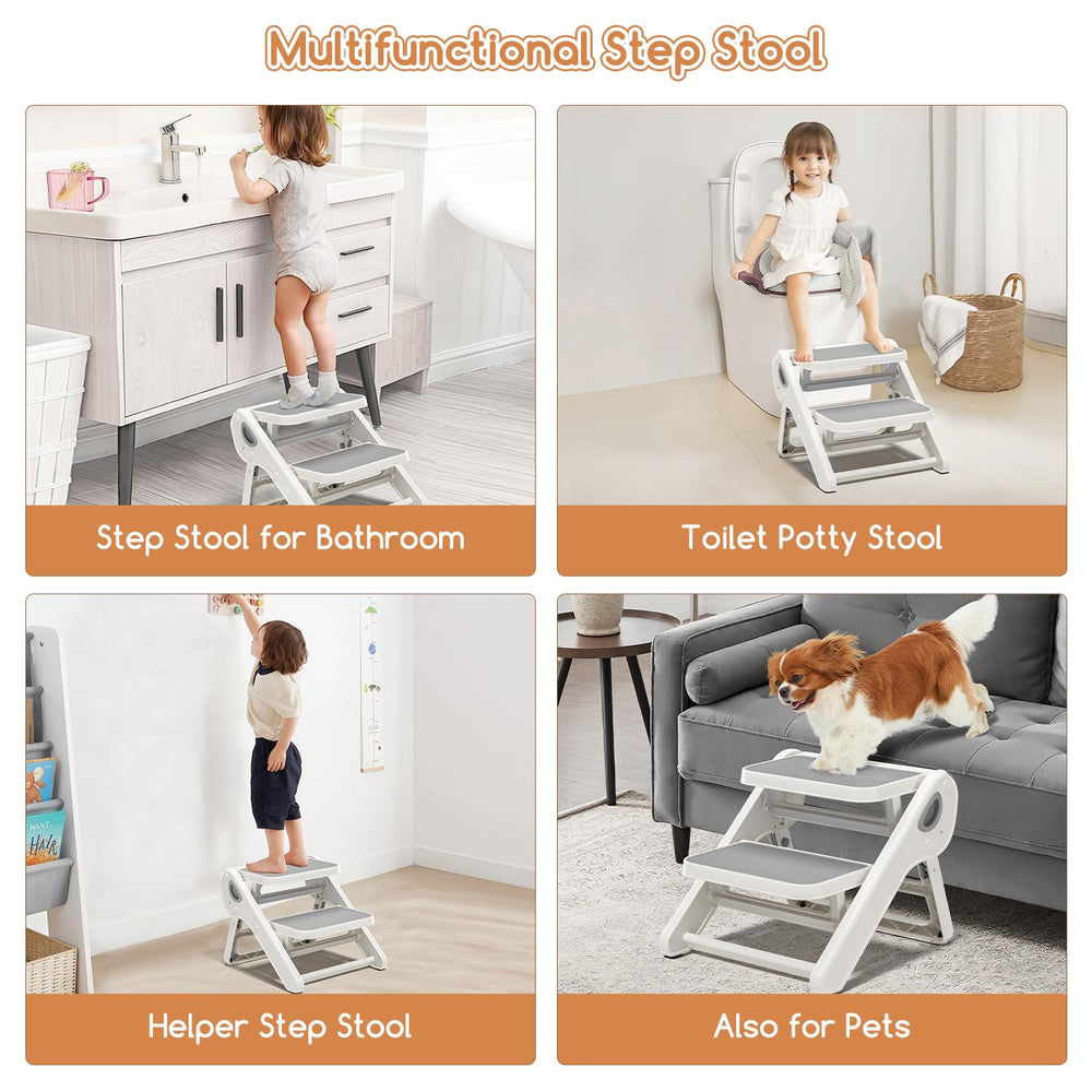 MoreFeel toddler sink assistant supports independent handwashing with stability.