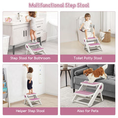 MoreFeel toddler stool as a kitchen helper for kid-sized tasks