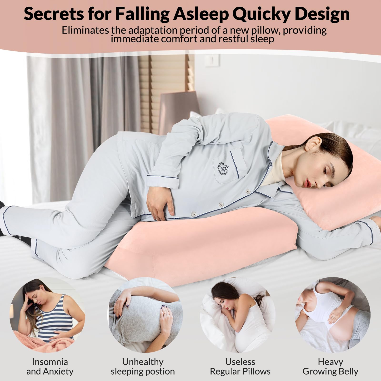 Morelexa pillow crushed sponge filling provides balanced support.