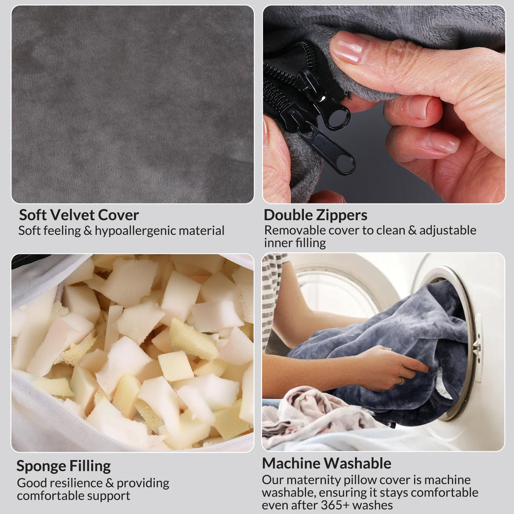 Morelexa full body support helps relieve back and hip tension