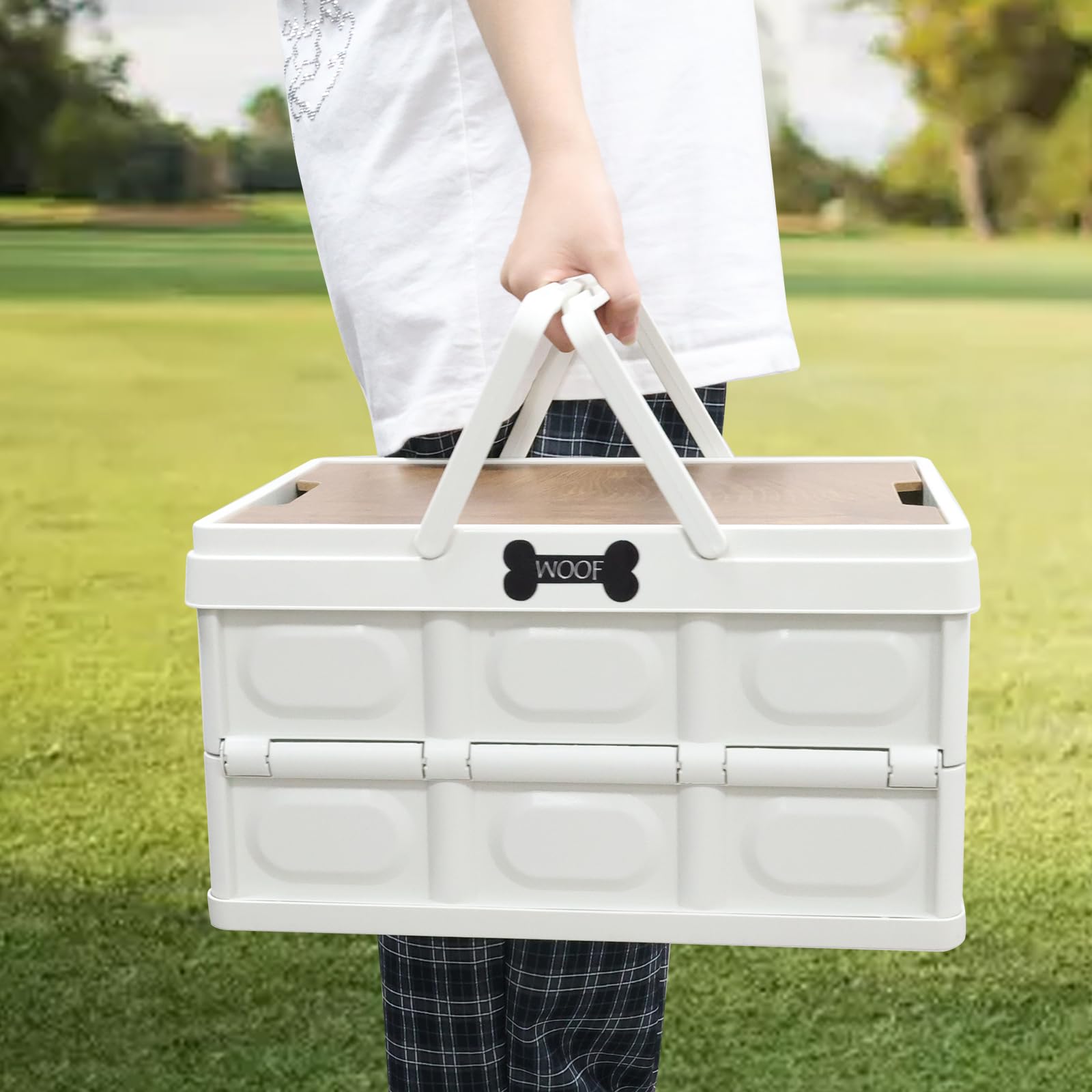 Morezi durable plastic bin is ready for outdoor use and daily play.