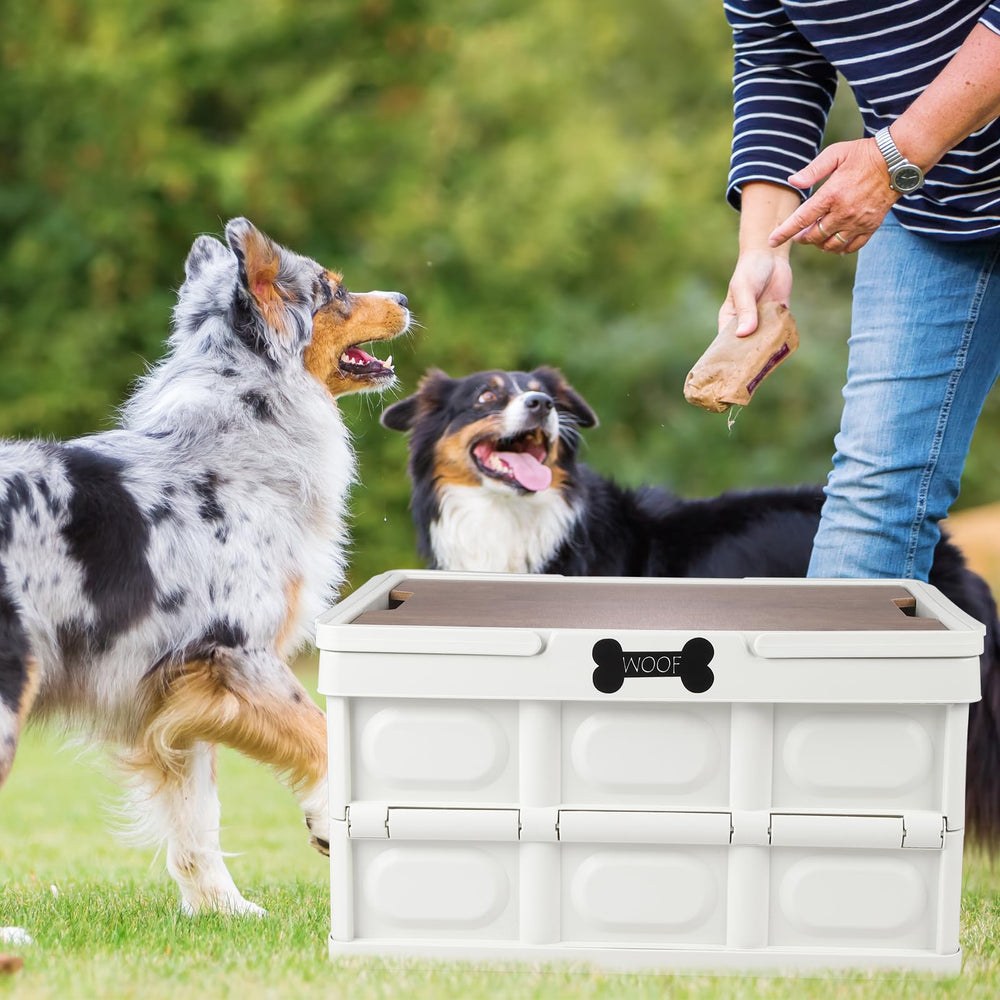 Morezi folds flat for simple storage after outdoor toy organization.