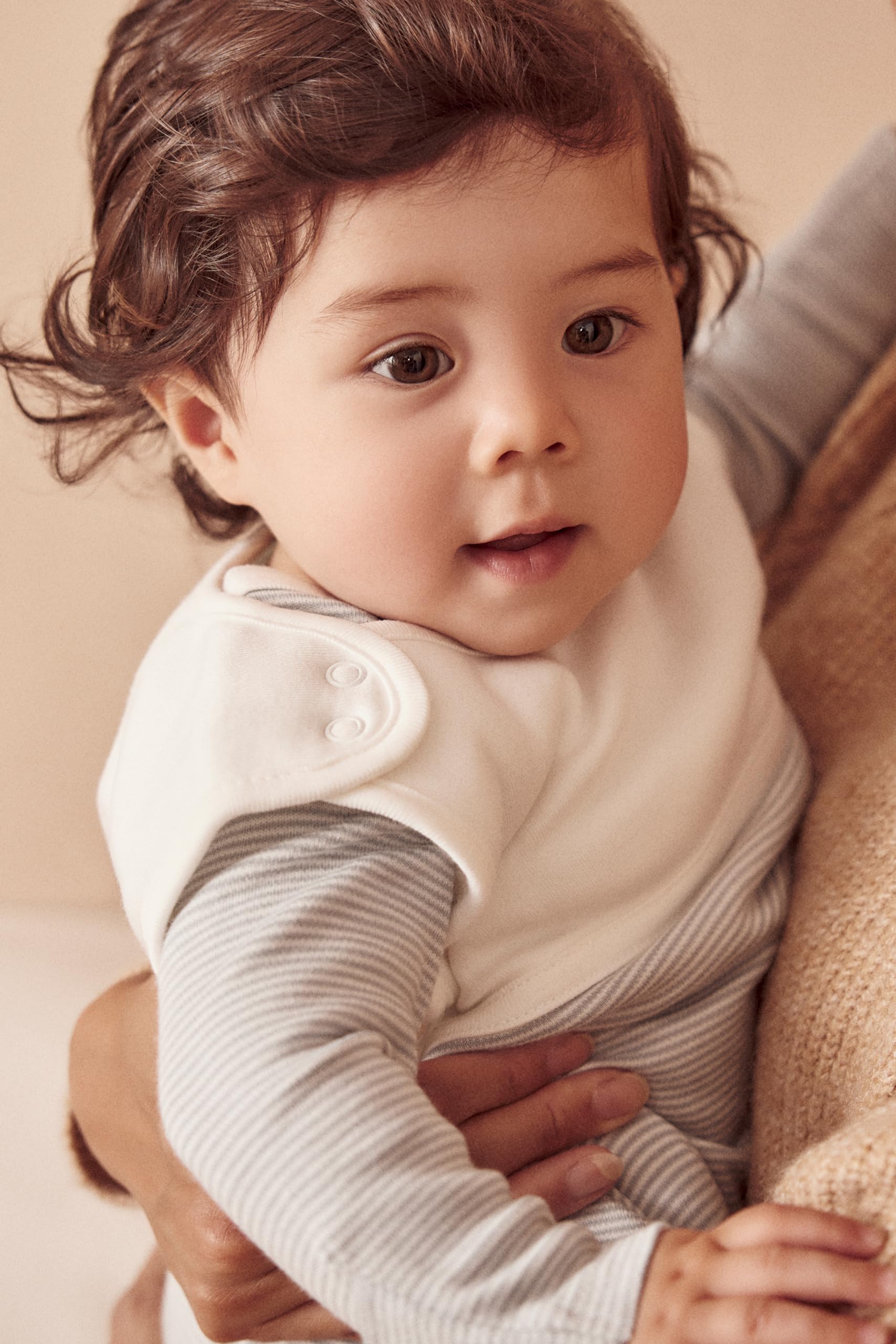 MORI breathable organic cotton sleep sack keeps baby comfortable year-round