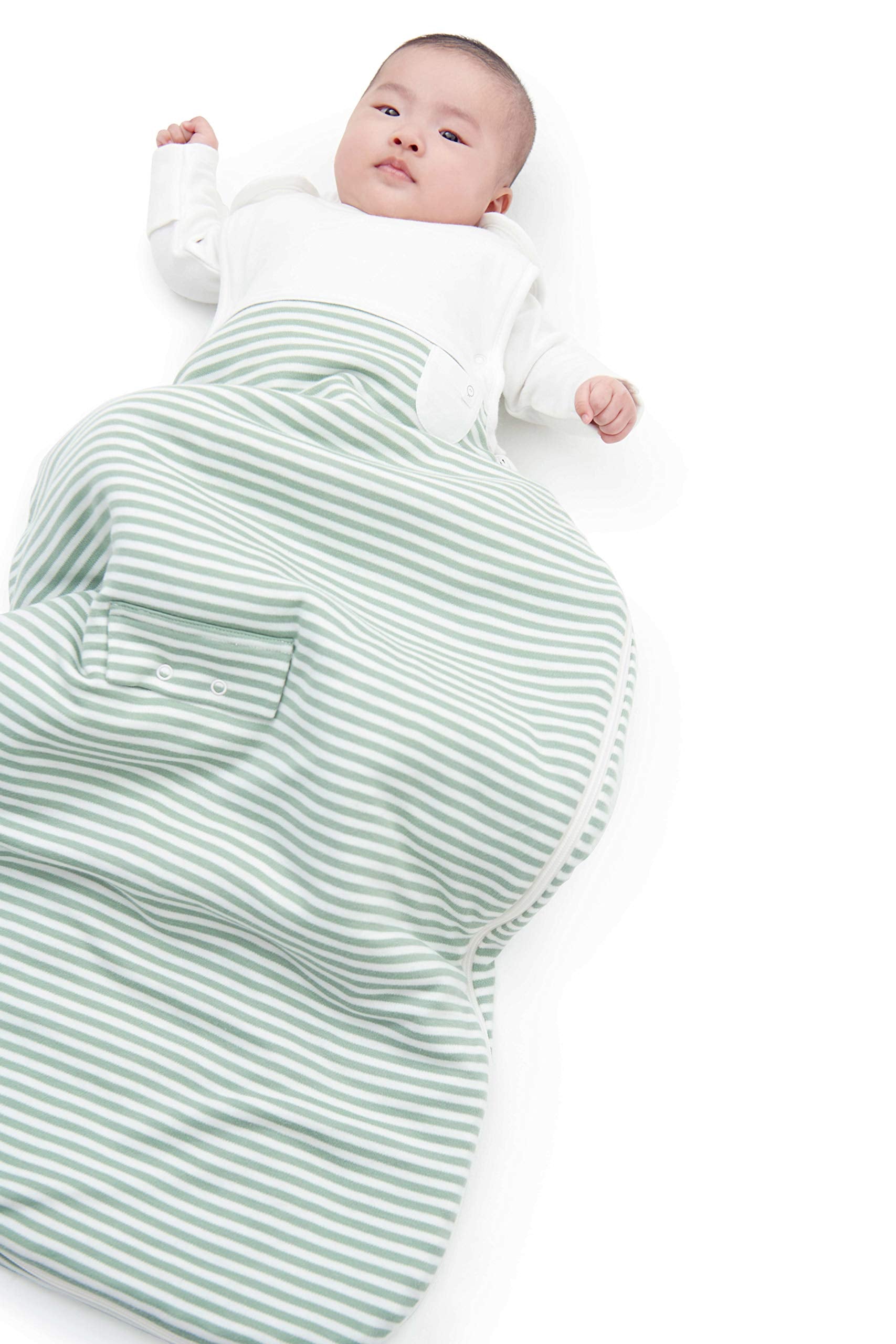 MORI travel opening helps secure naps during outings with stroller straps