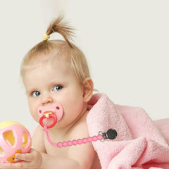 MORIBOX paci clip vintage colors design enhances visual appeal for babies