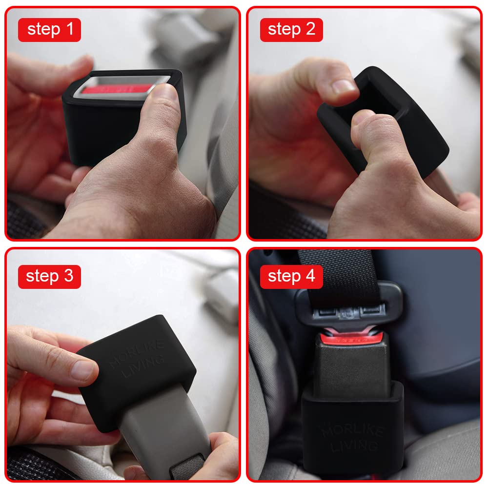MORLIKE LIVING kids and adults easy buckling for shared car rides and daily use.
