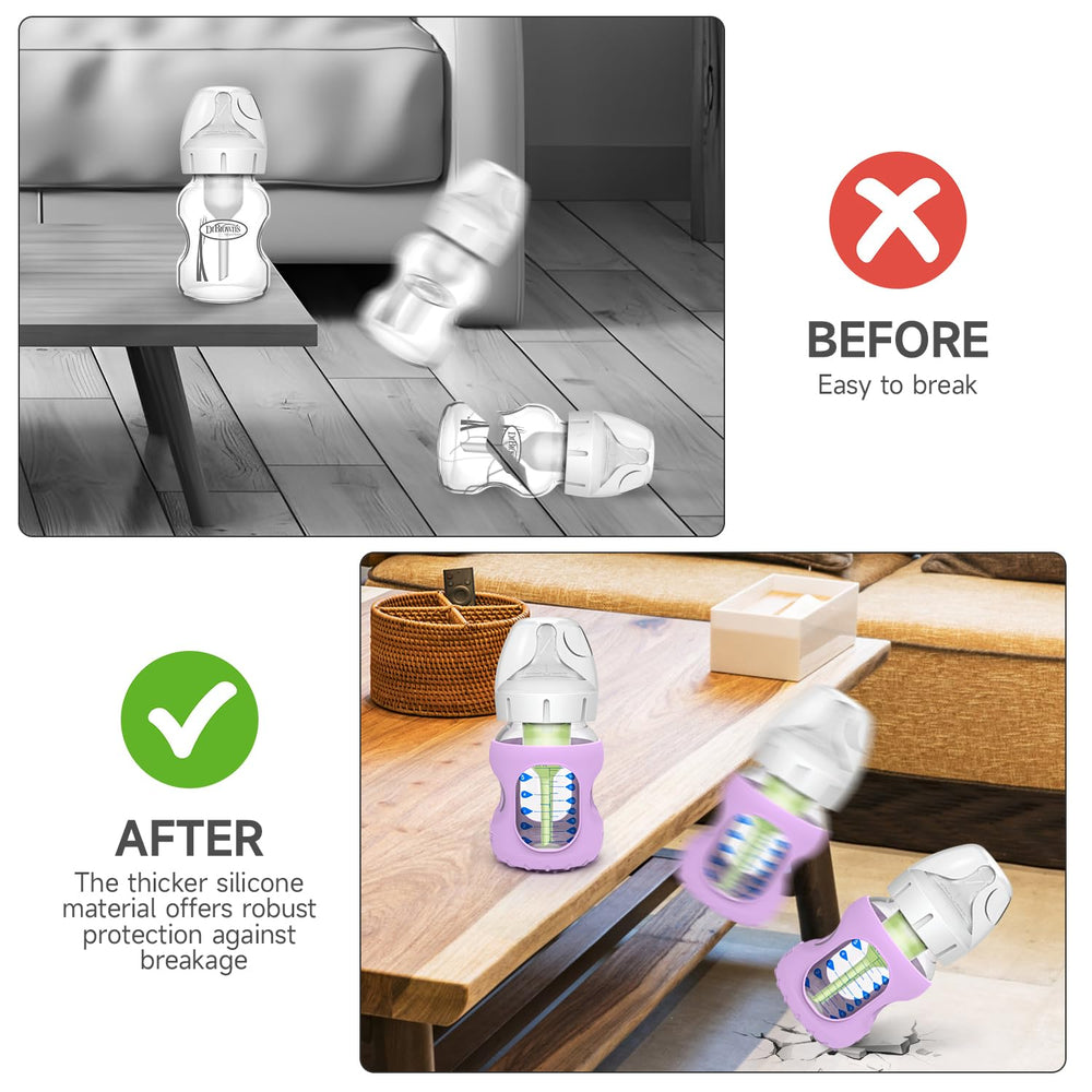 MORLIKE LIVING BPA-free silicone sleeve stays odorless and non-toxic.