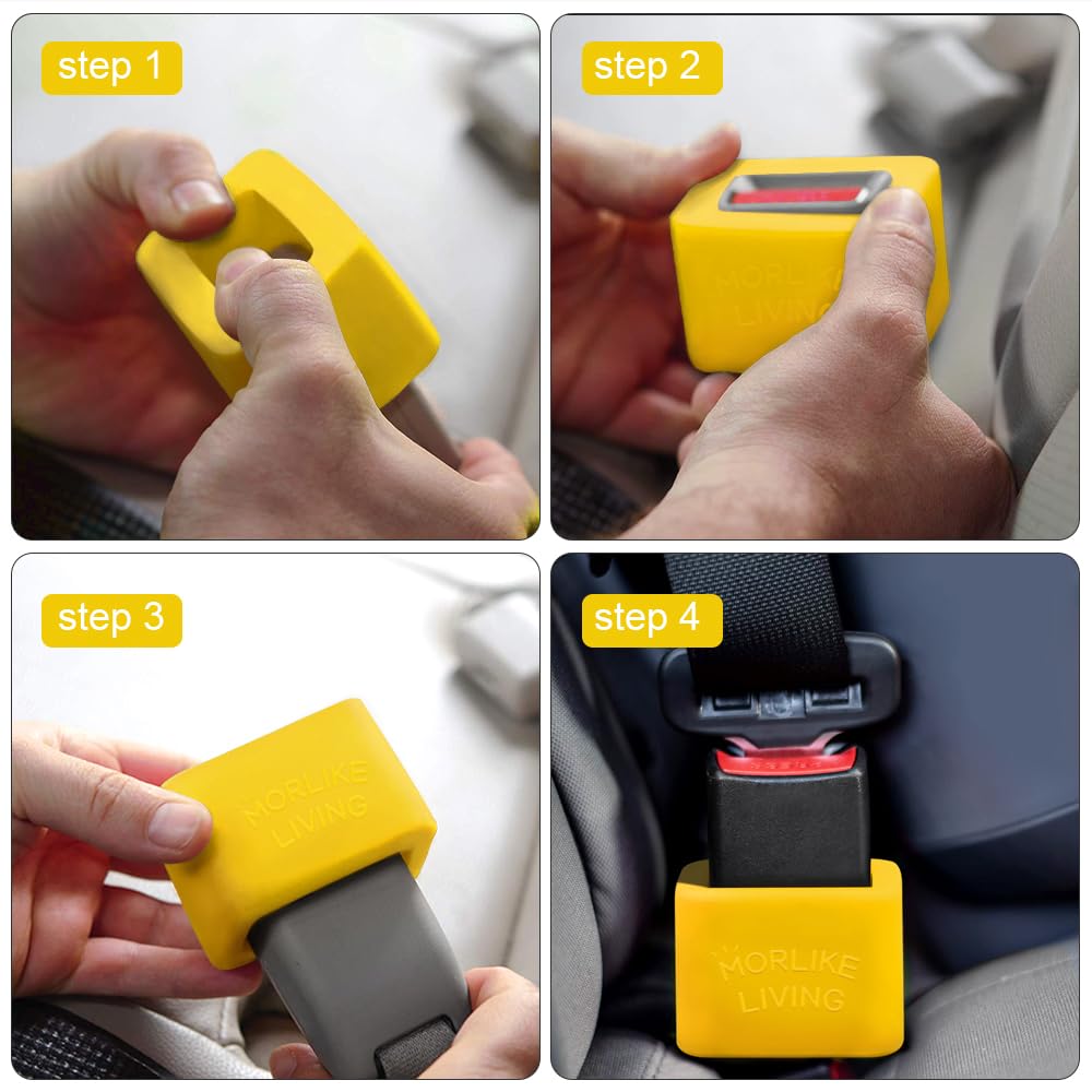 morlike living easy install shows 3-step setup for quick buckling