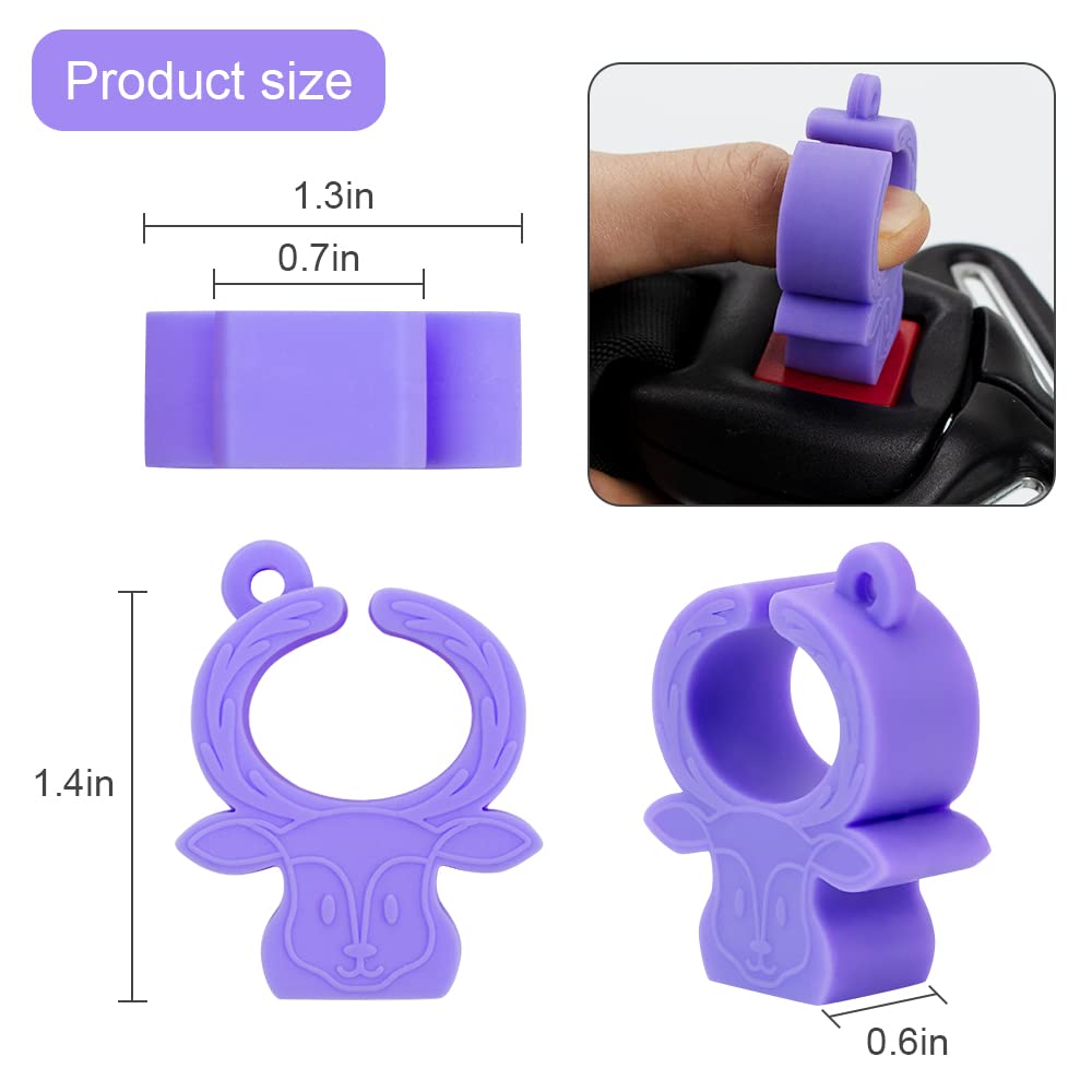 MORLIKE LIVING easy-press buckle release tool reduces grip effort during unbuckling