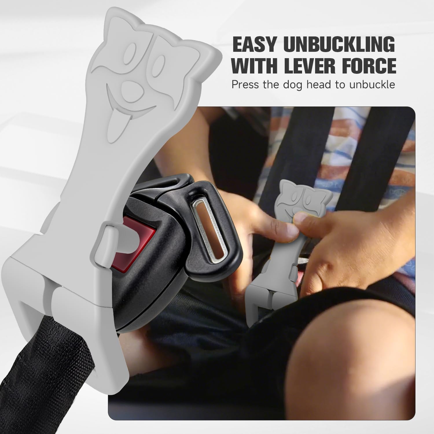 Grip-design close-up shows enlarged surface for comfortable handling.
