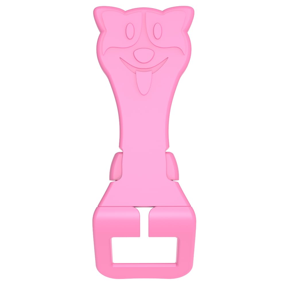 MORLIKE LIVING unbuckle release assistant pink close-up showing easier button press for small hands