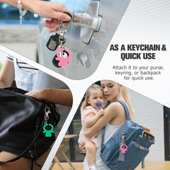 Soft silicone design protects hands while guiding little ones