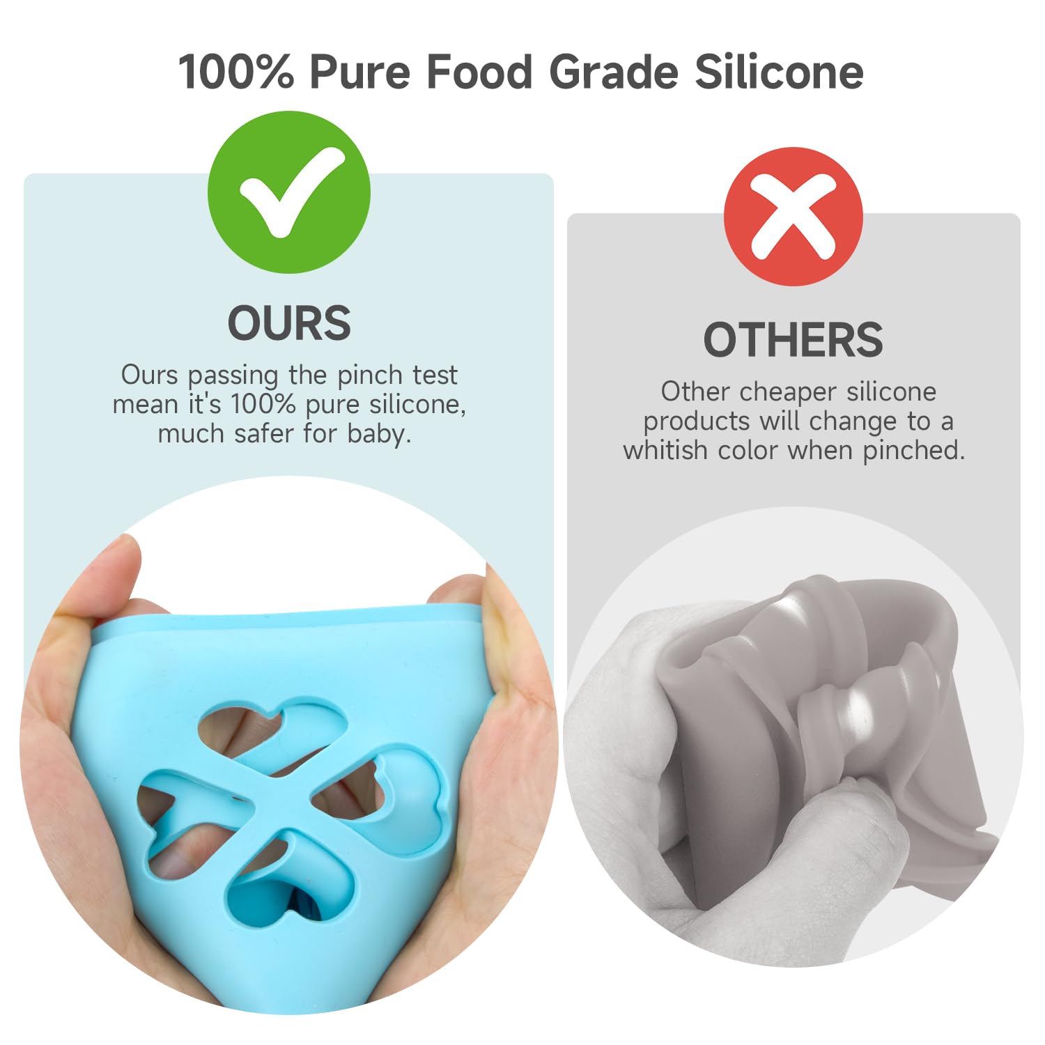 MORLIKE LIVING 4-pack silicone covers safeguard glass bottles from accidental drops.