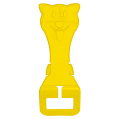 MORLIKE Living Unbuckle Release Tool, yellow front view for easy button access.