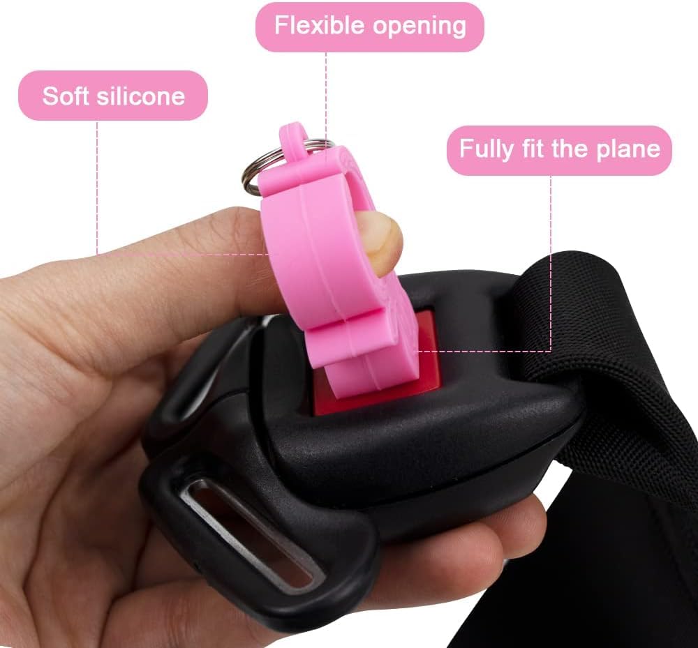Key chain included with MORLIKE LIVING buckle-release tool for on-the-go access