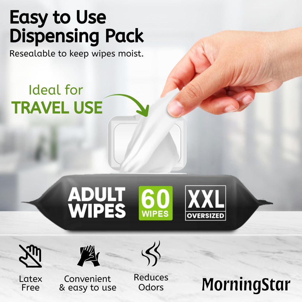 Fragrance-free Morning Star wipes suitable for sensitive skin and comfort.