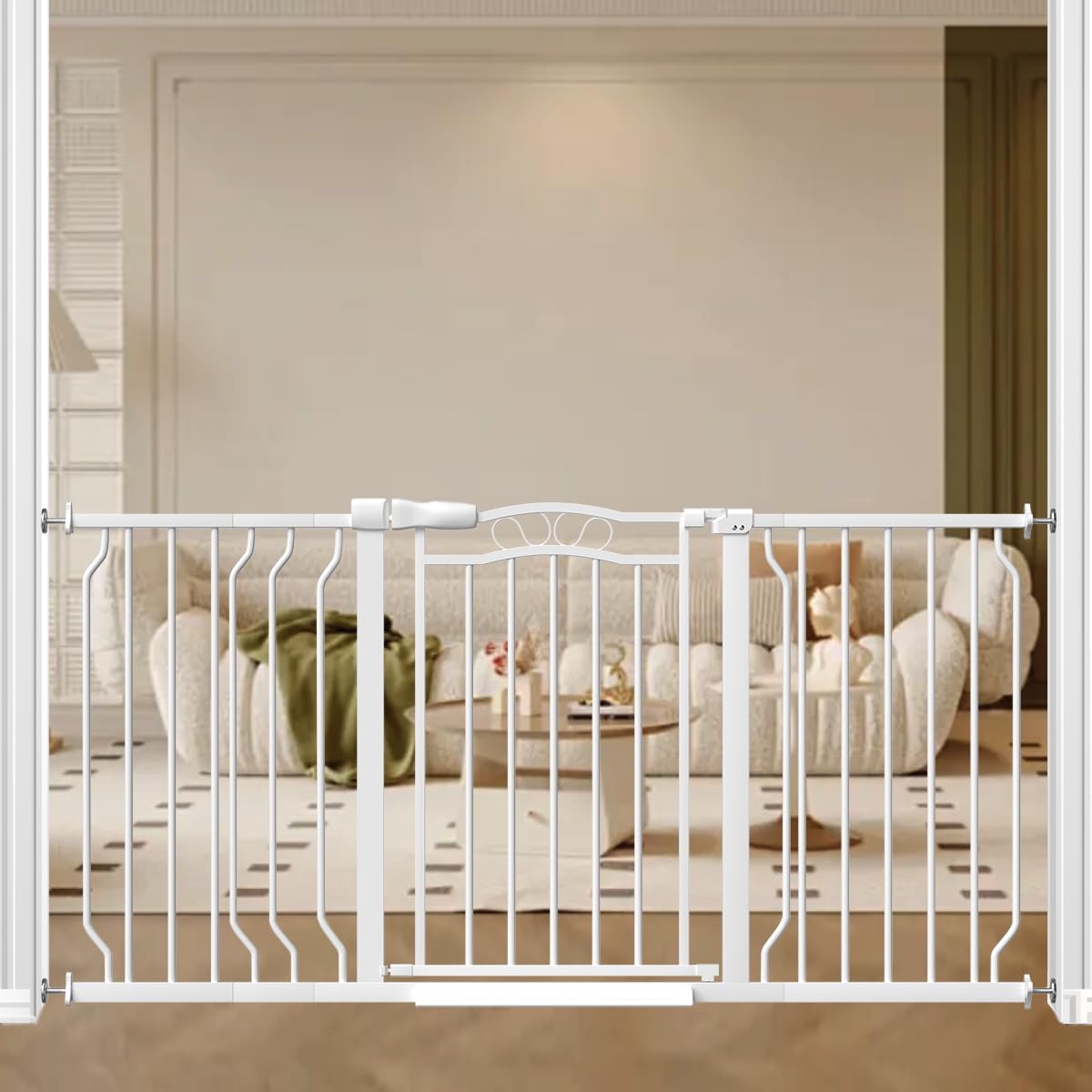 Walk-through application in an open-plan living space with kids and pets.