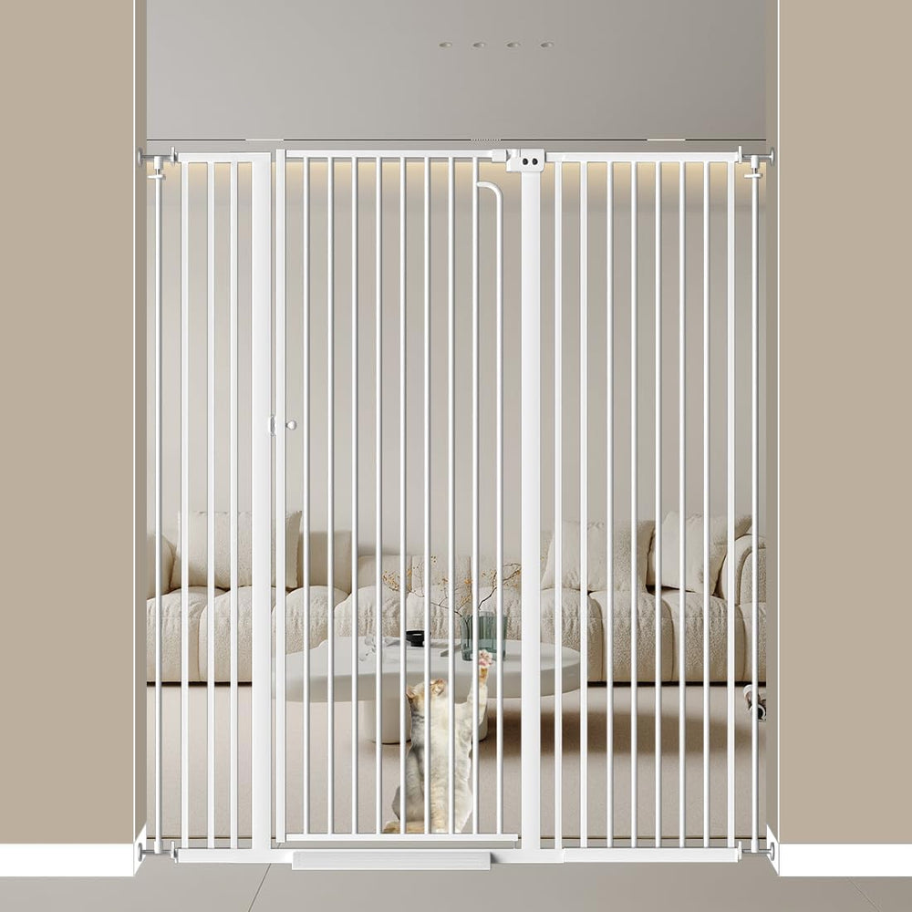 Mornyray gate bar spacing detail showing secure pet barrier