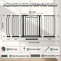 Mornyray lace-arch design gate adds decorative touch for homes.