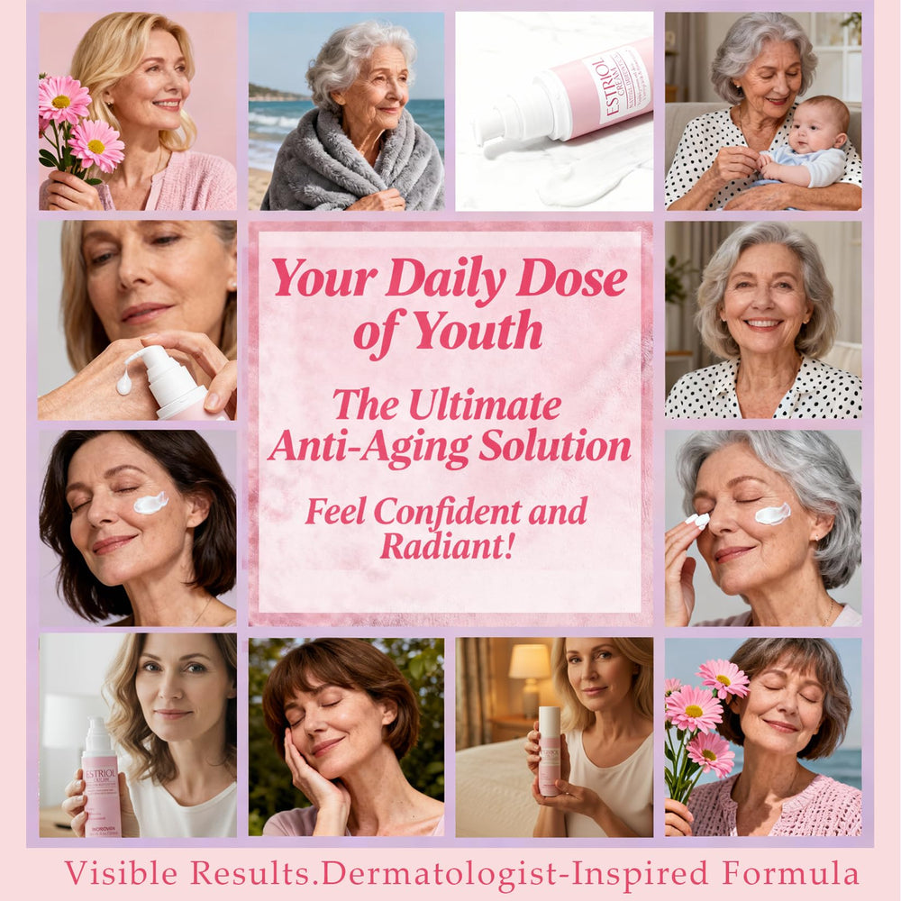 Morovan Estriol Cream pump enabling easy, mess-free dosing during routine care.