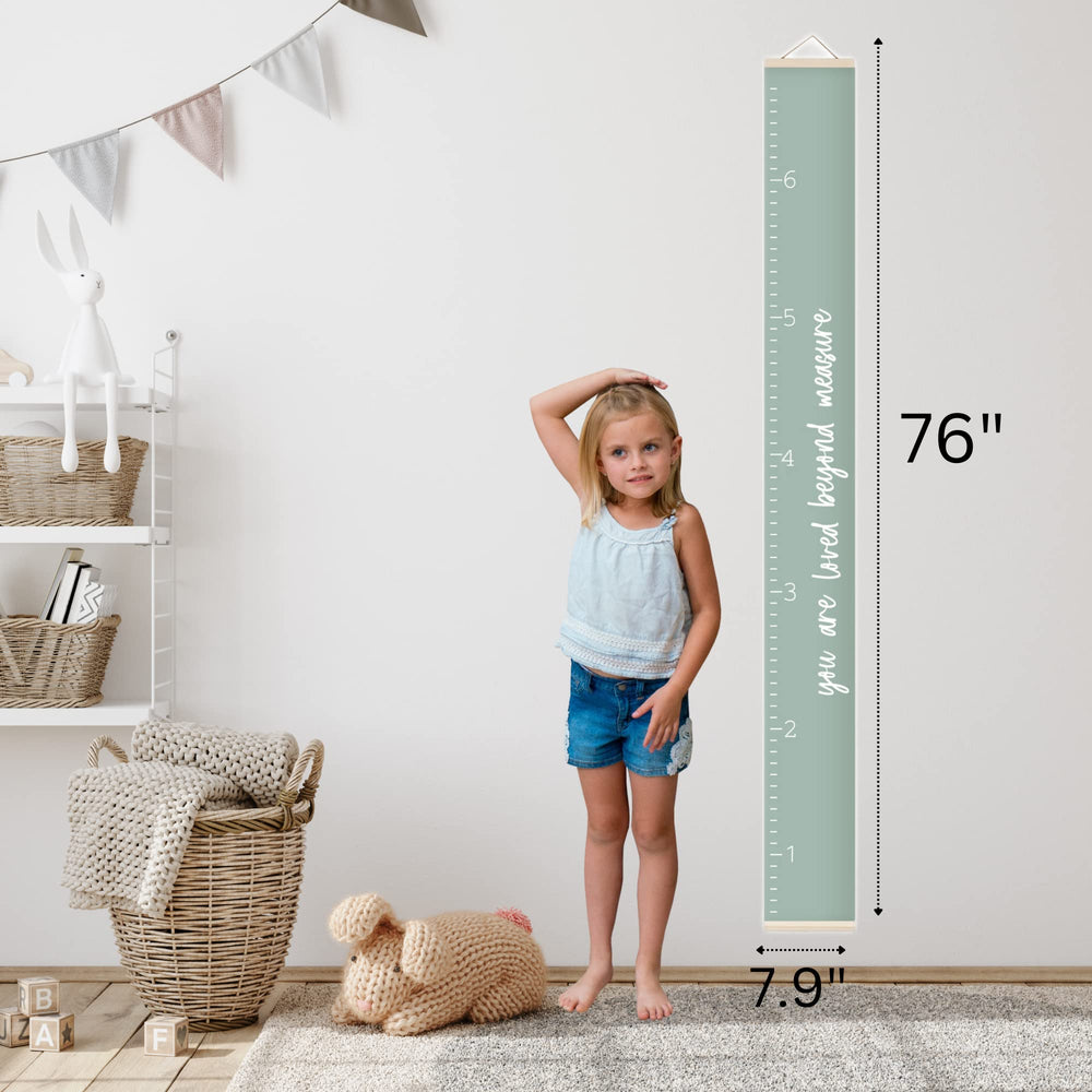 Morxy unisex wall decor growth chart complements any kid's room