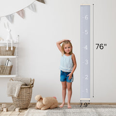Morxy unisex design fits any kids room decor, offering a versatile height tracking piece.