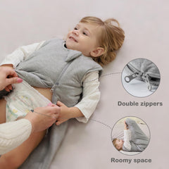 Mosebears 2-way zipper with protective covers for gentle handling