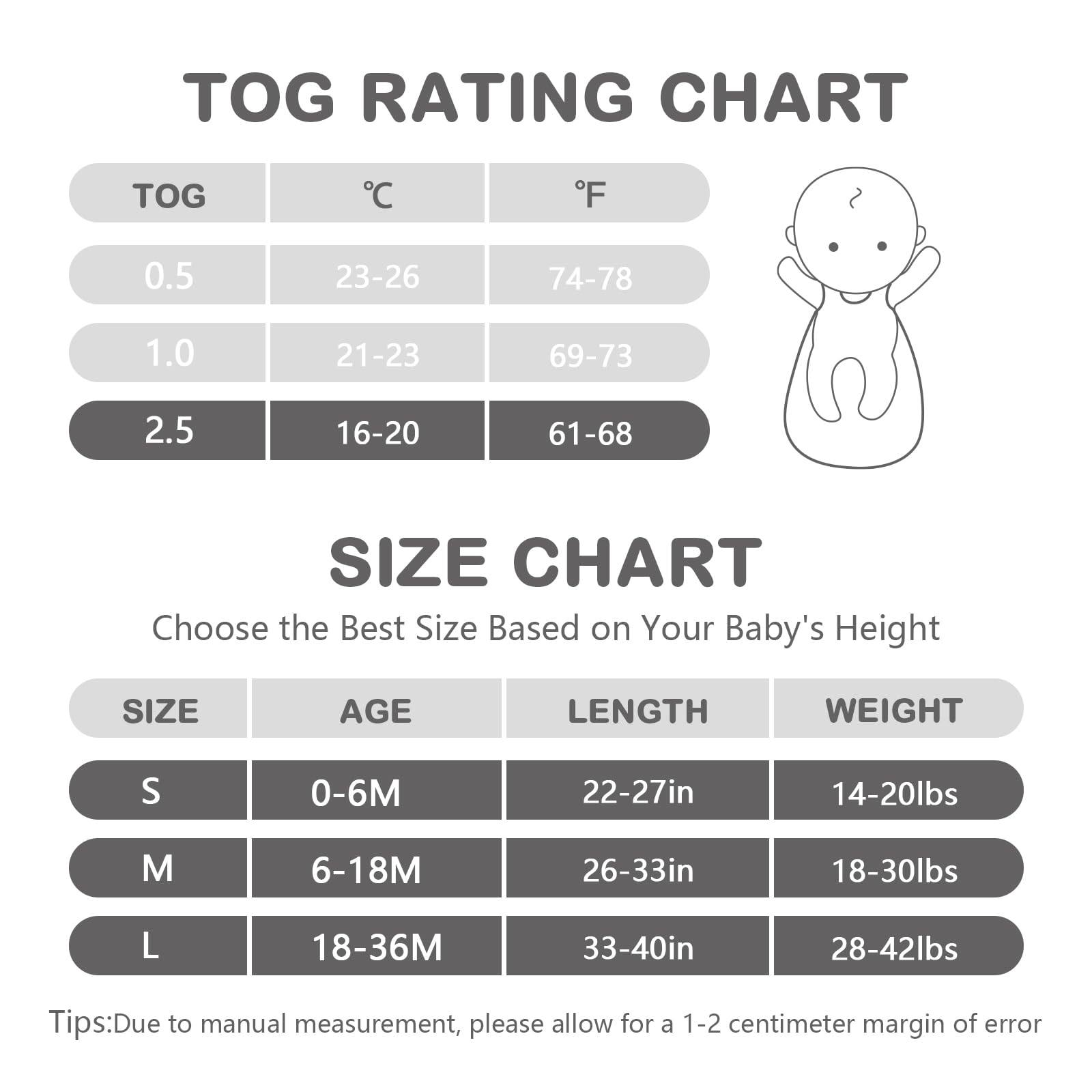 Mosebears grey sleep sack on cozy baby wear