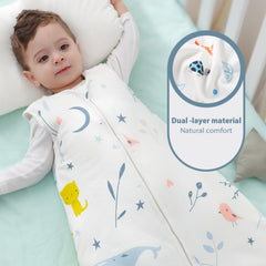 Sleeveless design promotes air circulation in Mosebears Sleep Sack