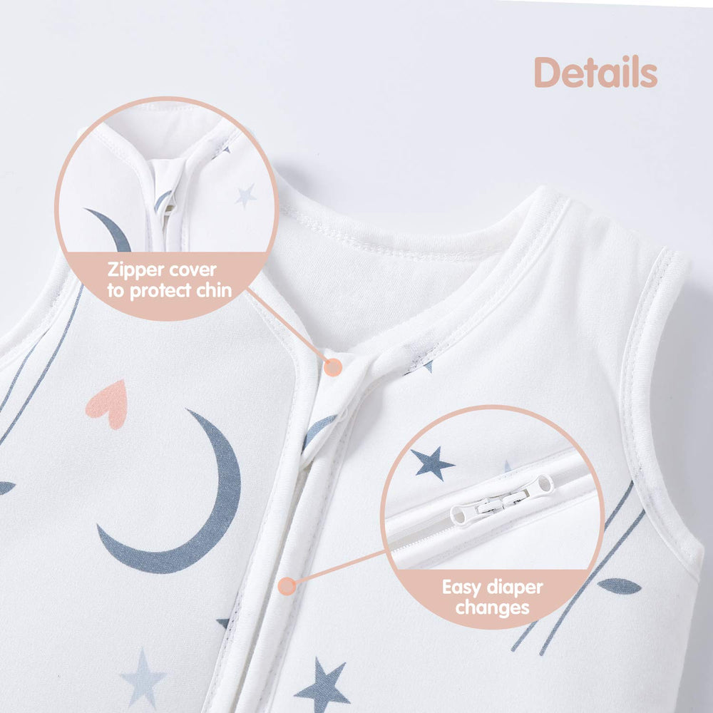 Unisex white animal design by Mosebears adds gentle, friendly look