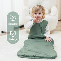 Mosebears sleep sack 2-way zipper for easy dressing and changes