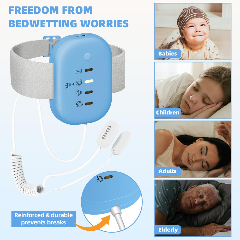 MOSKESON alarm with sound and vibration offers flexible alerts