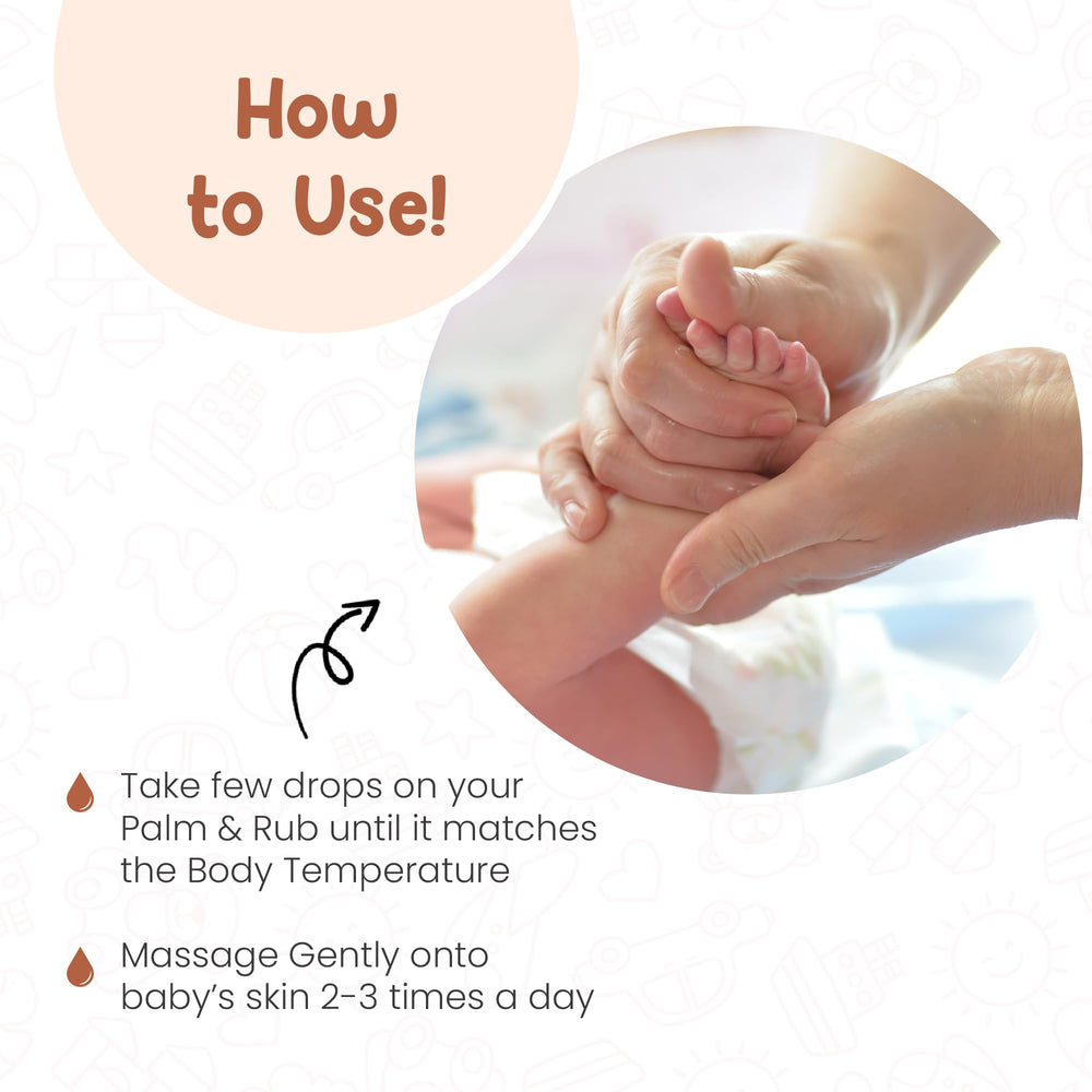 Mother Sparsh texture demonstrates non-greasy absorption for quick skincare.