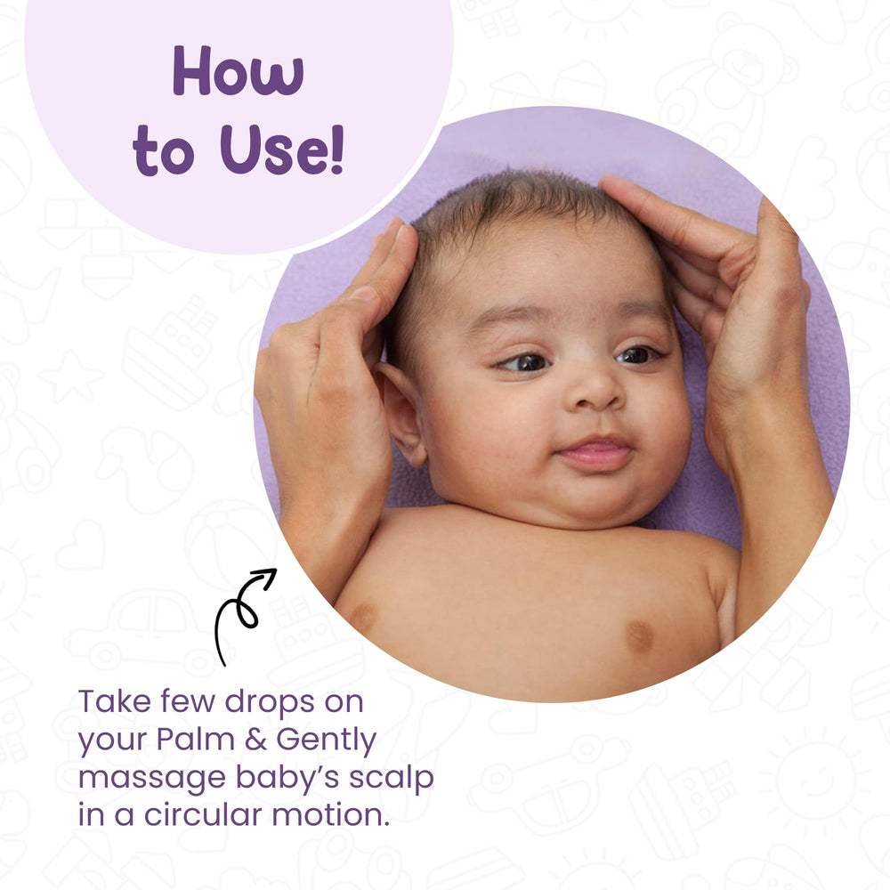 Mother Sparsh Baby Hair Oil may help with dry scalp comfort.