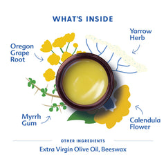 Olive oil base in Motherlove Diaper Balm nourishes baby skin.
