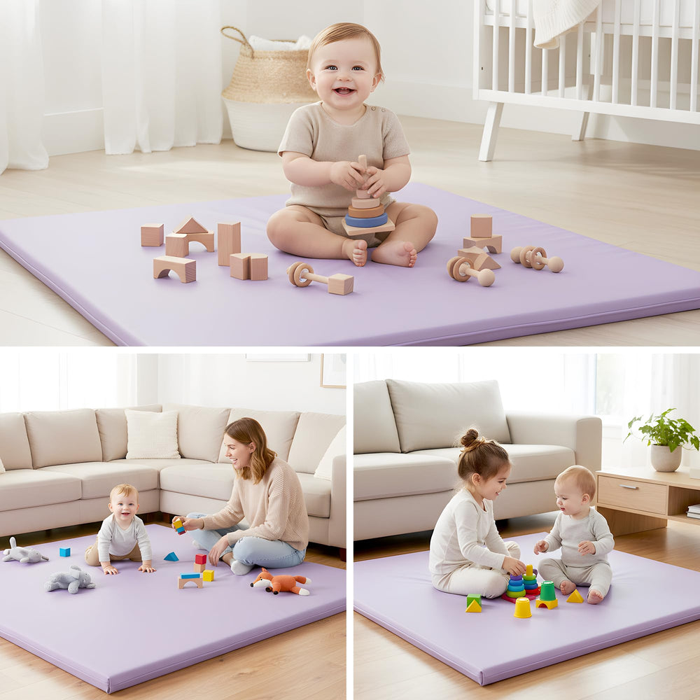 Motherly Haven cover enhances baby tummy time with comfy surface.