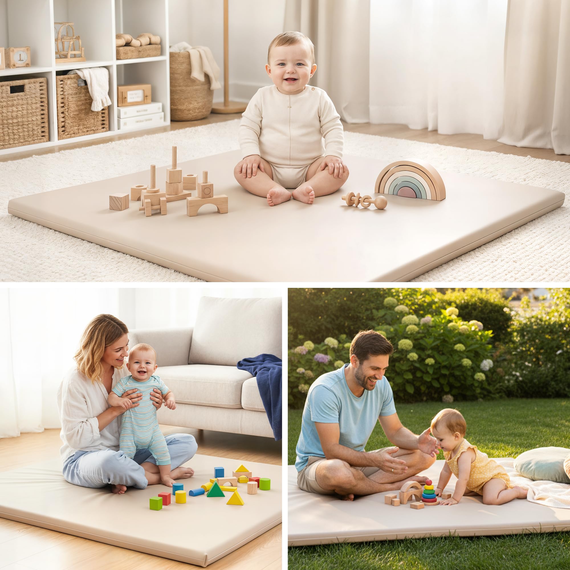 Motherly Haven non-toxic materials provide safe indoor play area