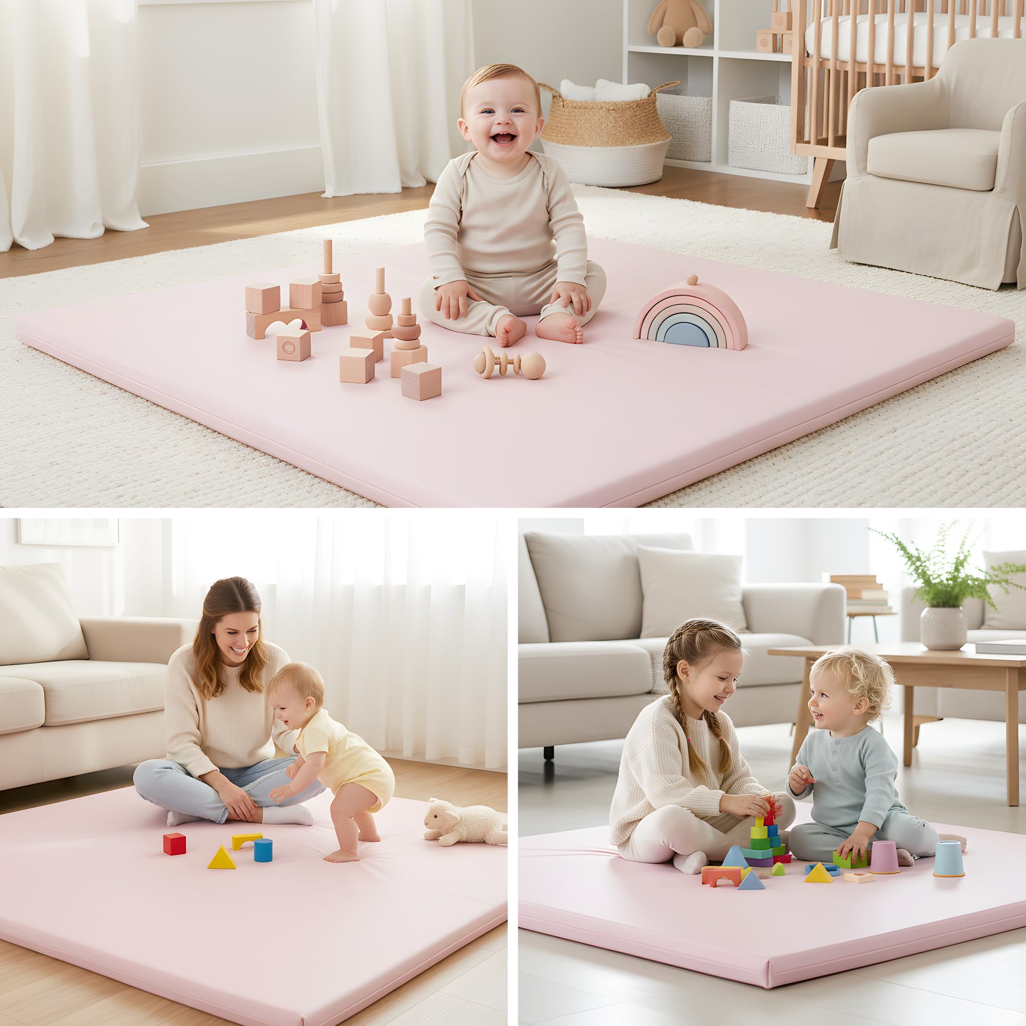 Motherly Haven cover is ideal for crawlers, offering a clean surface for movement.
