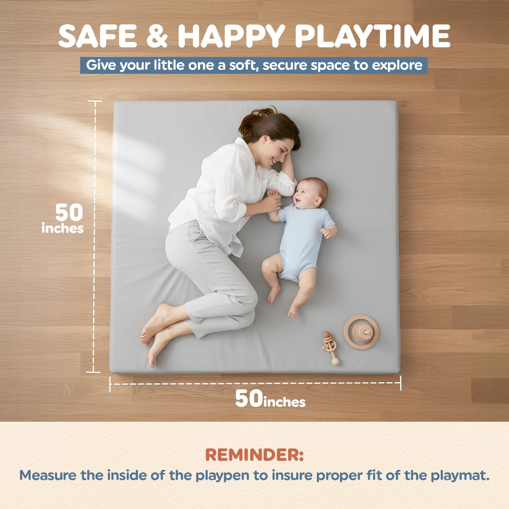Motherly Haven waterproof cover enables quick wipe-clean cleanup