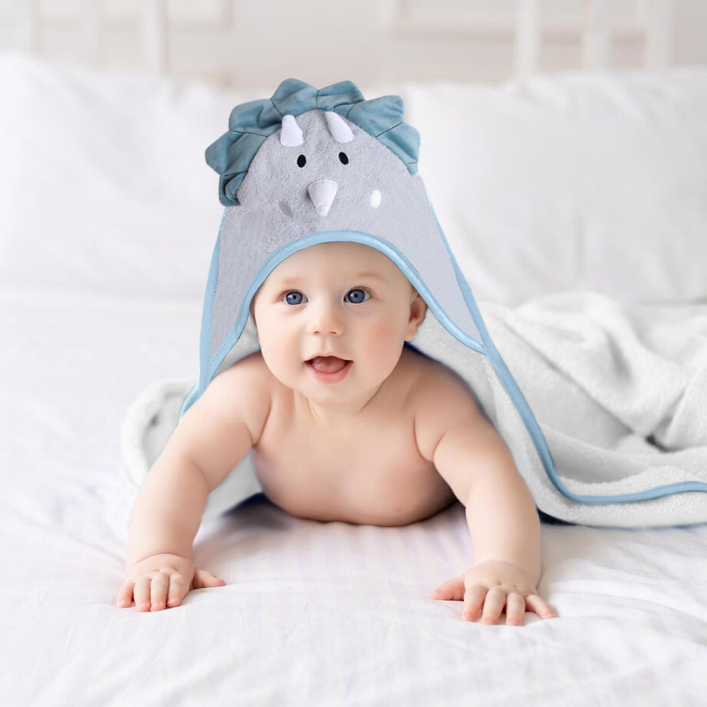 Mother's Choice hooded towel shows absorbent, soft finish after wash