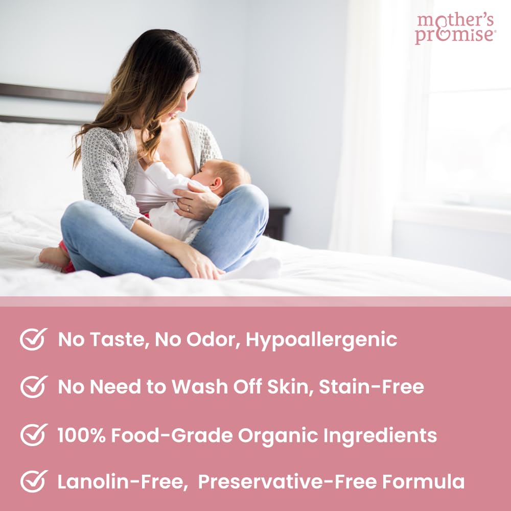 Mother's Promise unscented nipple butter for sensitive skin