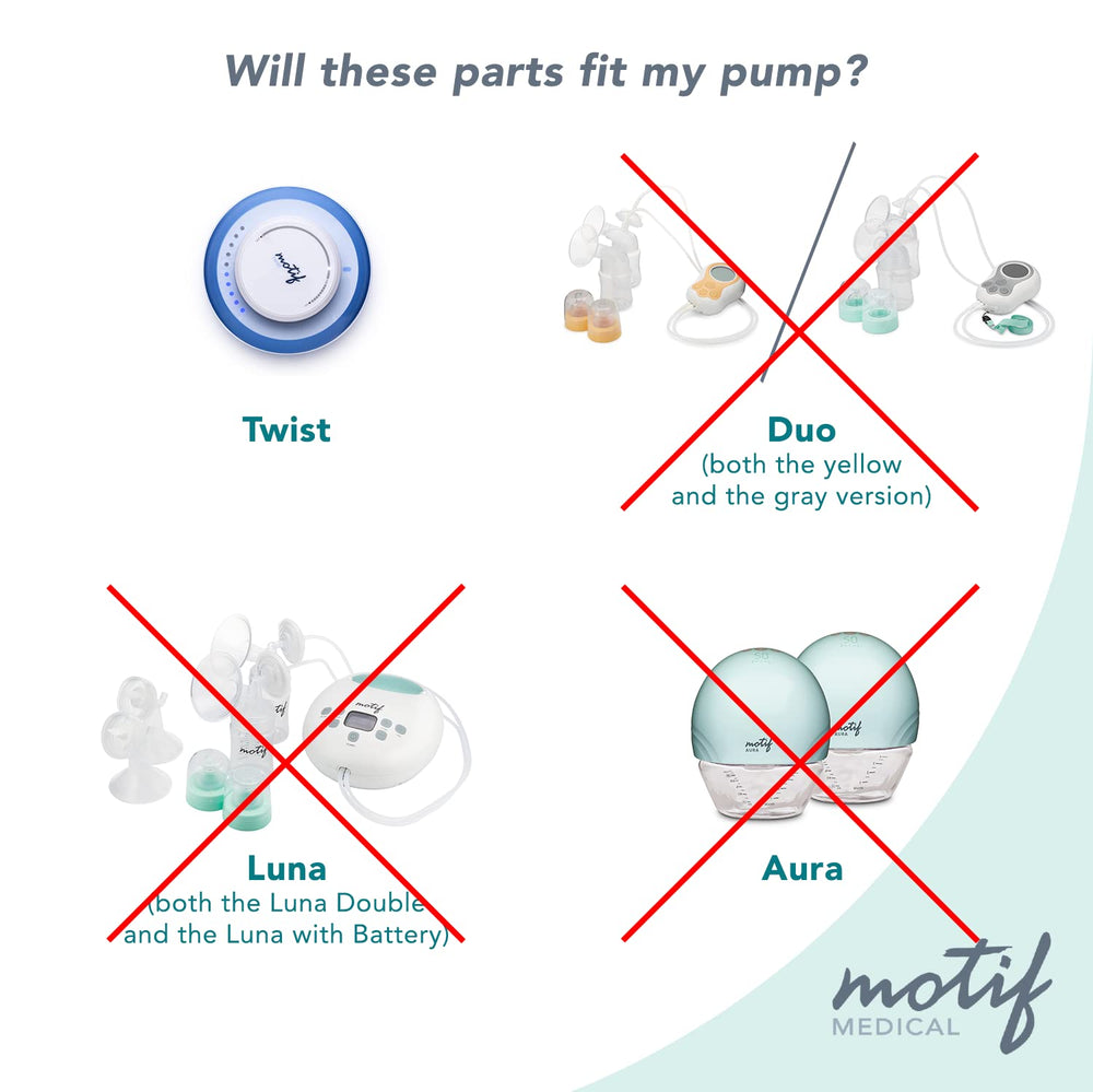 motif medical diaphragm replacement kit; durable, closed-system compatible for reliable at-home pumping.