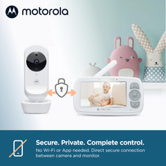 Motorola Nursery 4.3-inch screen video monitor for easy in-room viewing