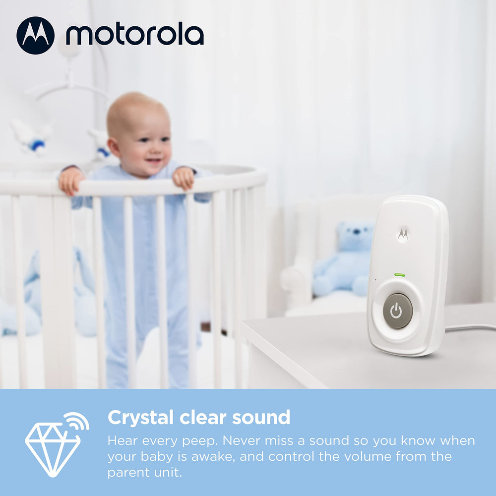 Motorola Nursery AM21 cry-detection feature alerts you to baby's cries