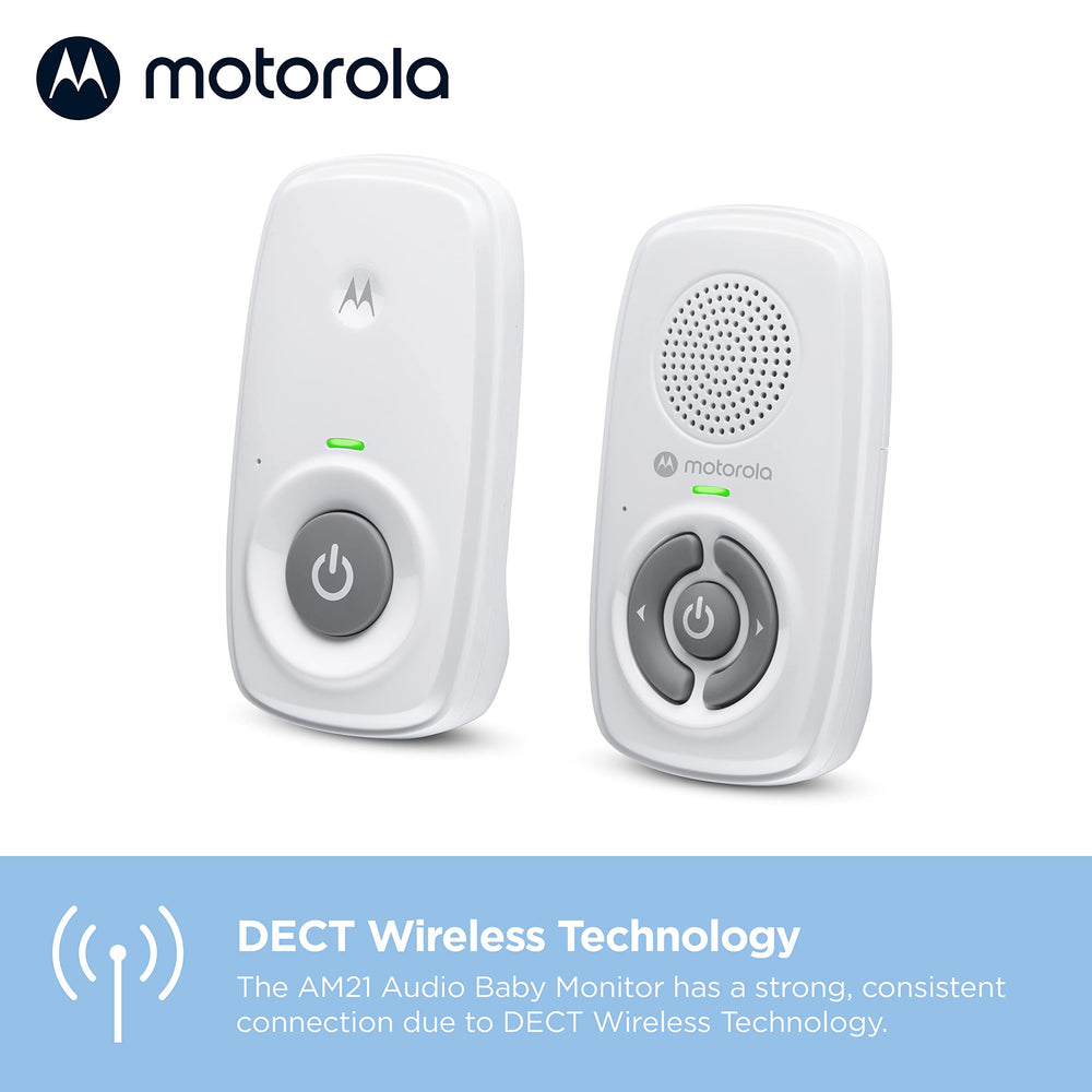 Motorola Nursery AM21 LED indicators display power and range status