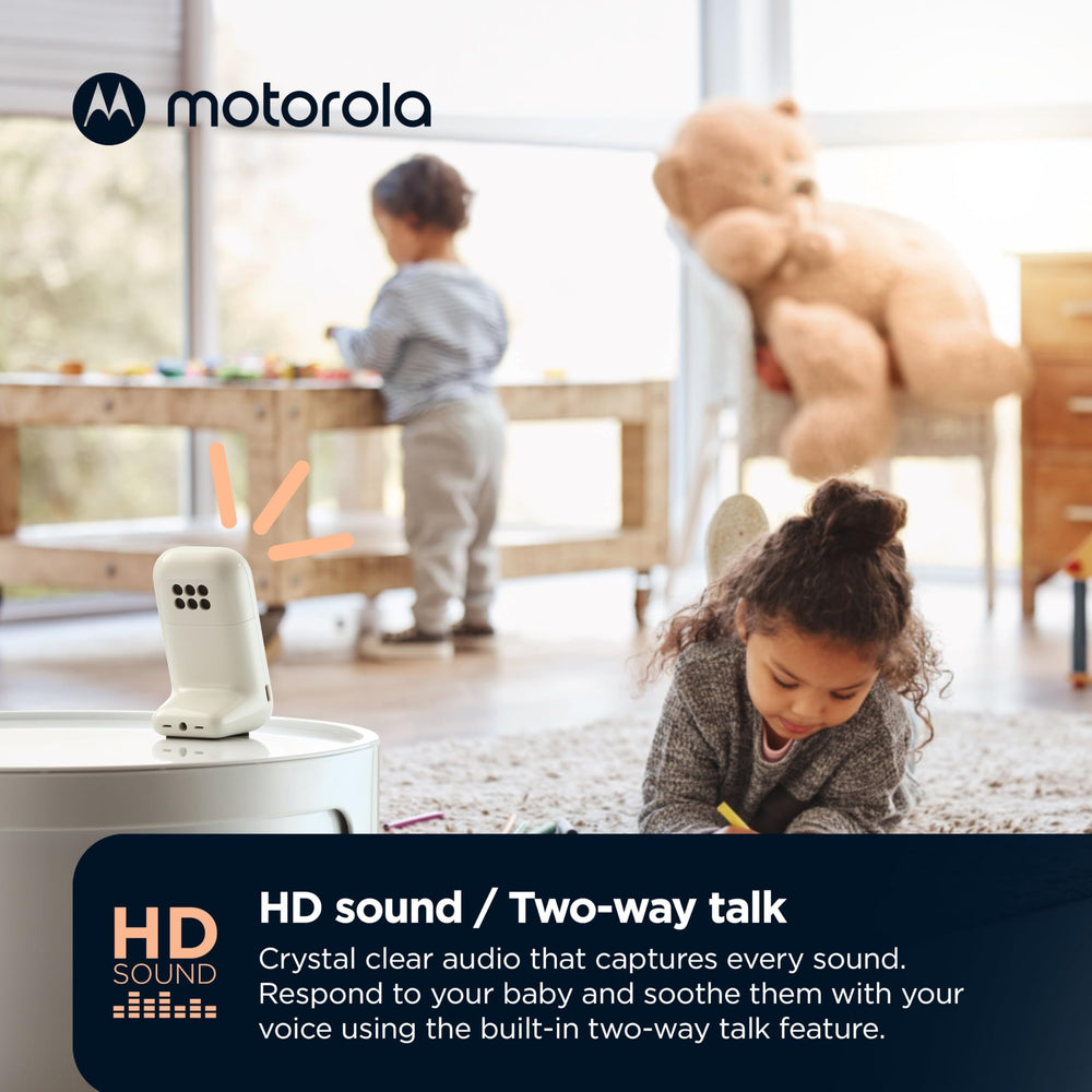Motorola Nursery monitor range up to 1500 feet for flexible placement