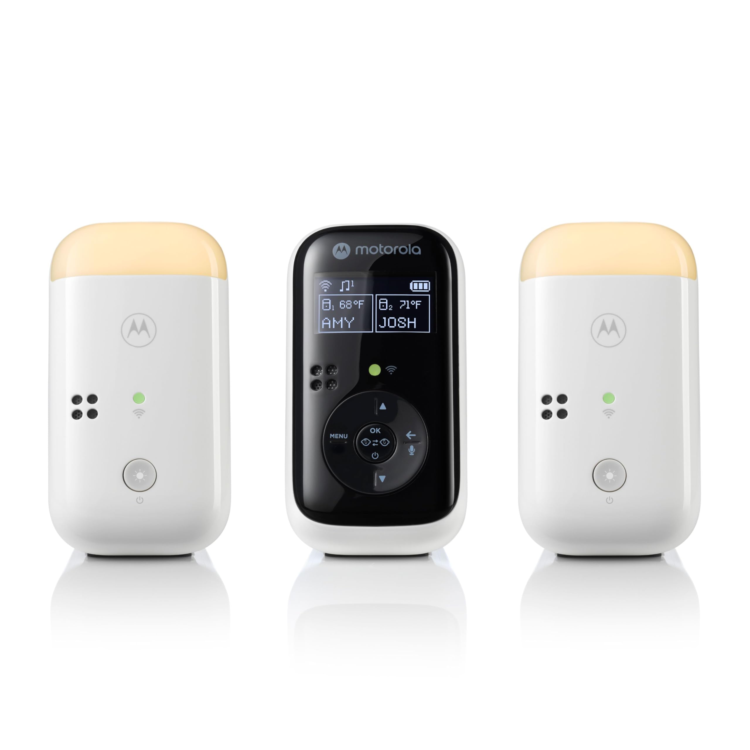 Motorola Nursery dual-room monitor front view for seamless baby monitoring
